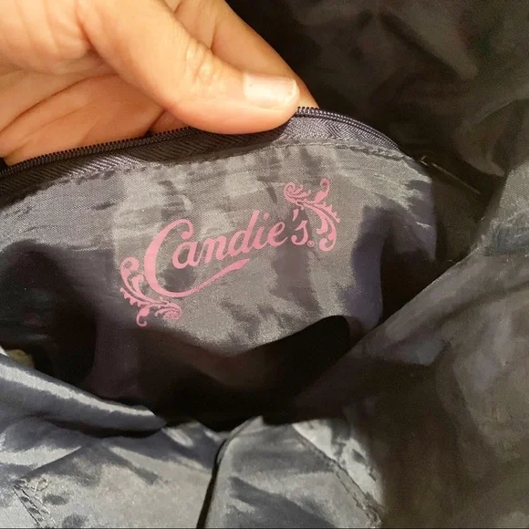 EUC Candies pink polka dot drawstring backpack - Picture 9 of 11